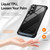 Samsung Galaxy S25 Edge 5G TPU + PC Lens Protection Phone Case - Black