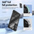 Samsung Galaxy S25 Edge 5G TPU + PC Lens Protection Phone Case - Black