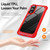 Samsung Galaxy S25 Edge 5G TPU + PC Lens Protection Phone Case - Red