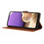 Samsung Galaxy S25 Edge 5G Triangles Embossed Leather Phone Case - Brown