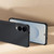Samsung Galaxy S25 Edge 5G Ultra-thin Plain Skin Leather Phone Case - Black