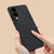 Samsung Galaxy S25 Edge 5G Ultra-thin Plain Skin Leather Phone Case - Black