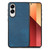 Samsung Galaxy S25 Edge 5G Vintage Leather PC Back Cover Phone Case - Blue