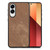 Samsung Galaxy S25 Edge 5G Vintage Leather PC Back Cover Phone Case - Brown