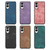 Samsung Galaxy S25 Edge 5G Vintage Leather PC Back Cover Phone Case - Brown
