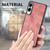 Samsung Galaxy S25 Edge 5G Vintage Leather PC Back Cover Phone Case - Brown
