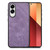 Samsung Galaxy S25 Edge 5G Vintage Leather PC Back Cover Phone Case - Purple