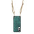 Samsung Galaxy S25 Edge 5G Vintage Leather PC Back Cover Phone Case with Crossbody Strap - Green