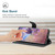 Moto G 2025 HT03 Skin Feel Butterfly Embossed Flip Leather Phone Case - Black