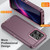 Moto G 2025 Life Water Resistant Rugged PC + Silicone Phone Case - Purple + Pink
