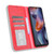 Moto G 2025 Magnetic Buckle Retro Texture Leather Phone Case - Red
