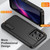 Moto G 2025 Rugged PC + Silicone Phone Case with Holder - Black