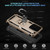 Moto G 2025 Shockproof TPU + PC Phone Case with Holder - Gold