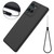 Moto G 2025 Solid Color Liquid Silicone Dropproof Full Coverage Phone Case - Black