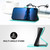 Moto G 2025 YX0070 Carbon Fiber Buckle Leather Phone Case with Lanyard - Light Blue