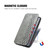 Moto G Power 2025 Cubic Grid Pressed Magnetic Leather Phone Case - Gray
