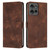 Moto G Power 2025 Dream Triangle Leather Phone Case with Lanyard - Brown