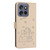 Moto G Power 2025 Embossed Kitten Phone Leather Case with Lanyard - Beige