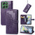 Moto G Power 2025 Mandala Flower Embossed Leather Phone Case - Purple