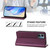 Moto G Power 2025 RC01 Dual-Folded Magnetic Suction RFID Leather Phone Case - Violet