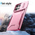 Moto G Power 2025 Sliding Camshield Phone Case - Pink + Rose Red
