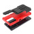 Moto G Power 2025 Tire Texture TPU + PC Phone Case with Holder - Red