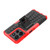 Moto G Power 2025 Tire Texture TPU + PC Phone Case with Holder - Red