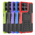 Moto G Power 2025 Tire Texture TPU + PC Phone Case with Holder - Red