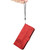 Moto G Stylus 2025 Cubic Skin Feel Flip Leather Phone Case - Red