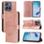 Moto G Stylus 2025 Embossed Butterfly Leather Phone Case - Rose Gold
