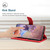 Moto G Stylus 2025 HT03 Skin Feel Butterfly Embossed Flip Leather Phone Case - Red