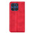 Moto G Stylus 2025 Retro-skin Magnetic Suction Leather Phone Case - Red