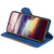 Moto G Stylus 2025 Skin Feel Magnetic Buckle Leather Phone Case - Blue