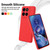 Moto G Stylus 2025 Solid Color Liquid Silicone Dropproof Full Coverage Phone Case - Red