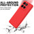 Moto G Stylus 2025 Solid Color Liquid Silicone Dropproof Full Coverage Phone Case - Red