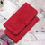 Motorola Edge 2025 Butterfly Rose Embossed Leather Phone Case - Red