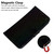 Motorola Edge 2025 Colorful Magnetic Buckle Leather Phone Case - Black