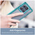 Motorola Edge 2025 Colorful Series Acrylic Hybrid TPU Phone Case - Transparent Blue
