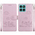 Motorola Edge 2025 Cute Cats RFID Leather Phone Case - Rose Gold