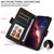 Motorola Edge 2025 Embossed Rhombus Starry Leather Phone Case - Black