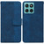 Motorola Edge 2025 Geometric Embossed Leather Phone Case - Blue