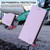 Motorola Edge 2025 RC01 Dual-Folded Magnetic Suction RFID Leather Phone Case - Light Purple