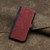 Motorola Edge 2025 Side Buckle Double Fold Hand Strap Leather Phone Case - Red