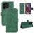 Motorola Edge 2025 Skin Feel Magnetic Flip Leather Phone Case - Green