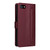 iPhone 7 / 8 / SE 2020 / SE 2022 Diamond Lattice Leather Flip Phone Case - Wine Red