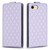 iPhone 7 / 8 / SE 2020 / SE 2022 Diamond Lattice Vertical Flip Leather Phone Case - Purple