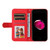 iPhone 7 / 8 / SE 2020 / SE 2022 Skin Feel Life Tree Metal Button Horizontal Flip Leather Case with Holder & Card Slot & Wallet & Photo Frame & Strap - Red