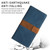 iPhone 7 / 8 / SE 2020 / SE 2022 Grid Stitching Leather Phone Case with Lanyard - Blue