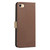iPhone 7 / 8 / SE 2020 / SE 2022 Splicing Color Hollow Flower Pattern RFID Leather Phone Case - Brown