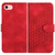 iPhone 7 / 8 / SE 2020 / SE 2022 YX0060 Elephant Head Embossed Phone Leather Case with Lanyard - Red iPhone 7 / 8 / SE 2020 / SE 2022 YX0060 Elephant Head Embossed Phone Leather Case with Lanyard - Red